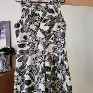 J crew linen summer dress with pockets